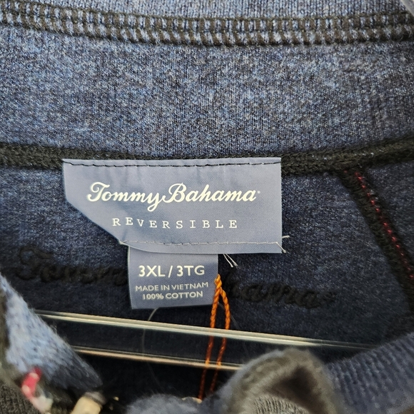 Tommy Bahama Flip Sider Pro Half Zip Pullover Sweater Mens Size 3XL Midnight Oil - Picture 4 of 7